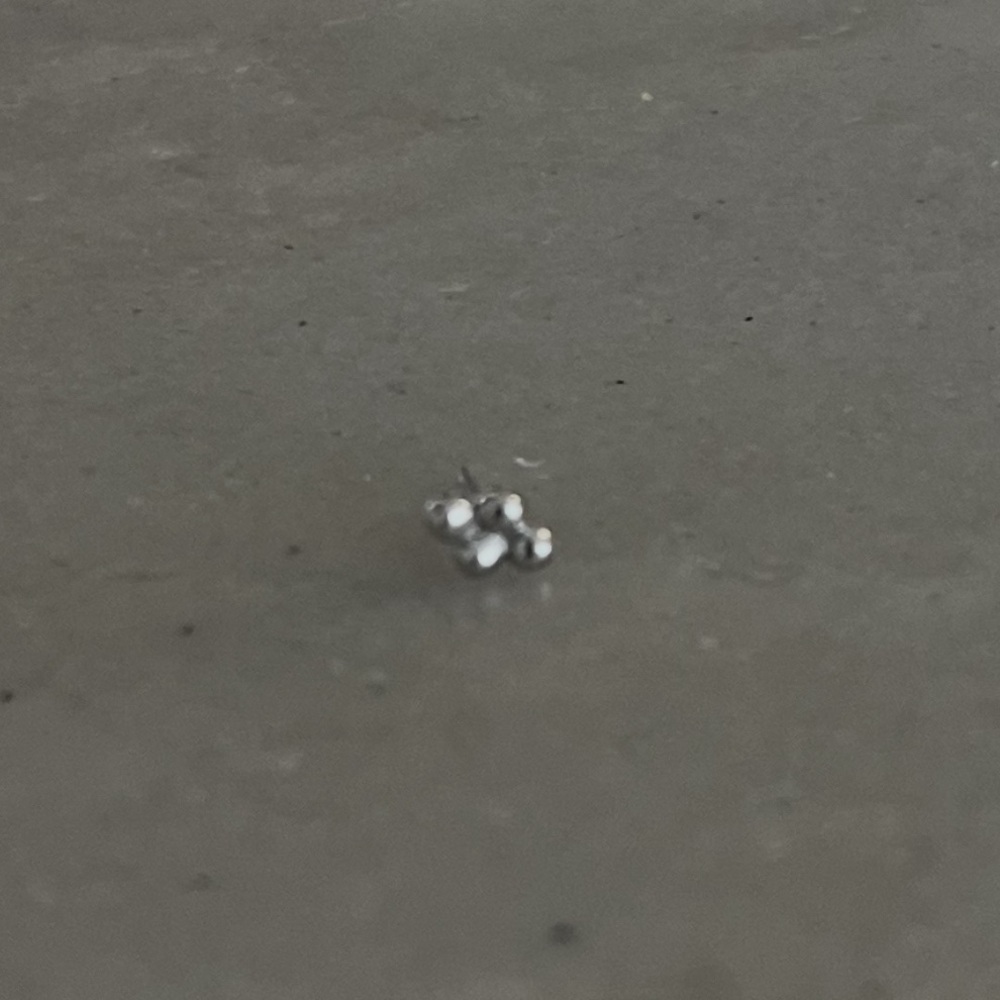 Pupil Hall 14K White Gold Press Fit Piercing